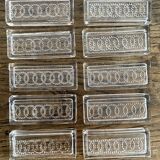 Glass knife holders from the 1950s