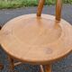 Set of 4 solid organic chairs