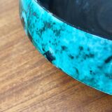 Grand bol de poterie d'atelier allemand du milieu du siècle de BKW Böttger Keramik Wandsbek, Hambourg, années 1960