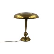 Oscar Torlasco, mod. 143 brass table / desk lamp, Prod. Lumi, Italy 1950s