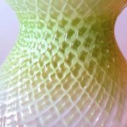 Tinted glass pendant light 1950