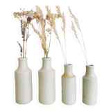 4 stoneware vases/bottles