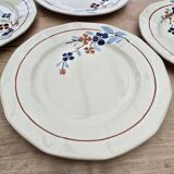 9 Sarreguemines plates model 5041