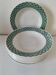 Set of 9 earthenware soup plates – Saint-Amand, decor no. 207 (1941)