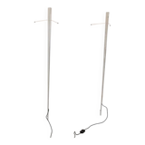 Gilles Derain Pair of Torchere Wall Lights for Lumen Center Italy 1984