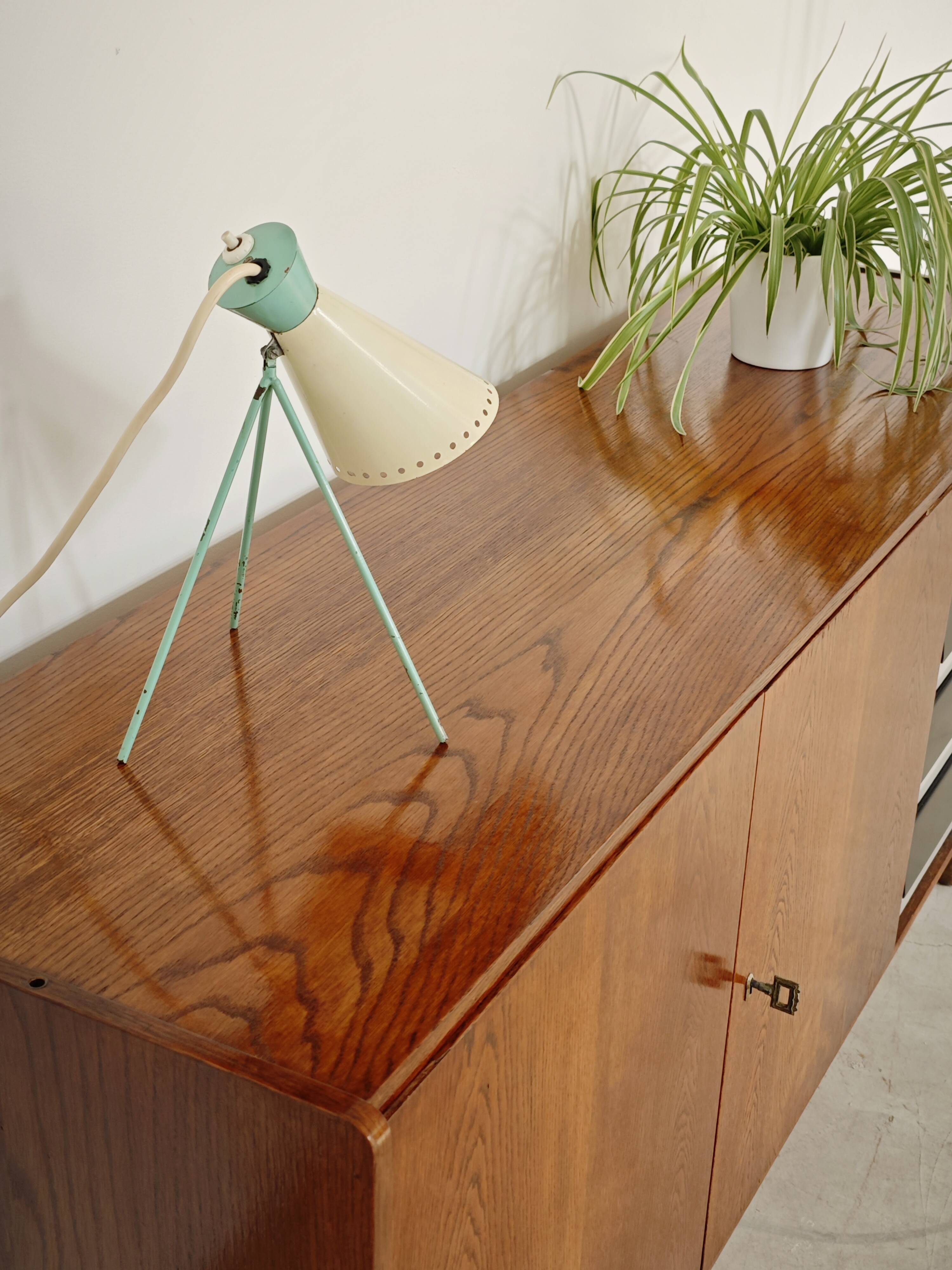 Black and white U 460 sideboard by Jiri Jiroutek for Interier Praha 1960