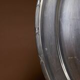 OVAL SILVER-PLATED METAL DISH, ERCUIS