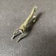 Vintage silver metal horse knife holder