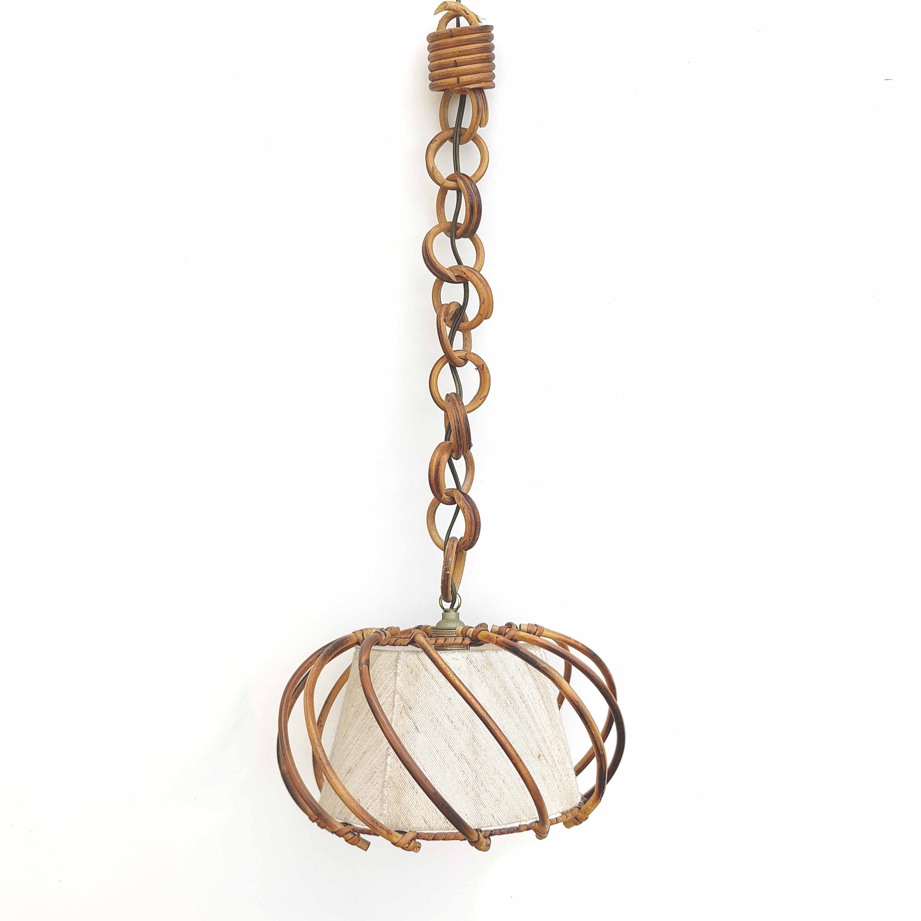 Rattan suspension