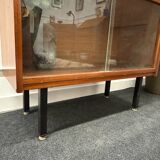 Vintage glass bookcase