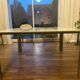 Square marble table