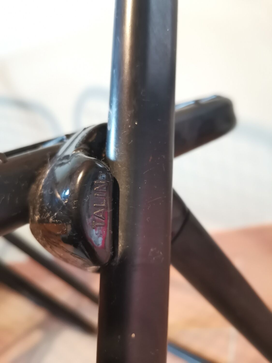 Set of 4 chairs garden foldable metal openwork Italian design Talin vintage black