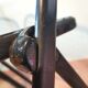 Set of 4 chairs garden foldable metal openwork Italian design Talin vintage black