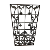 Art Deco cast iron grid