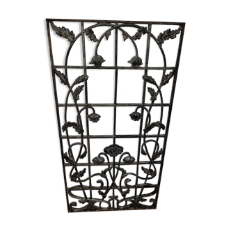 Art Deco cast iron grid