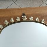 60s gold mirror