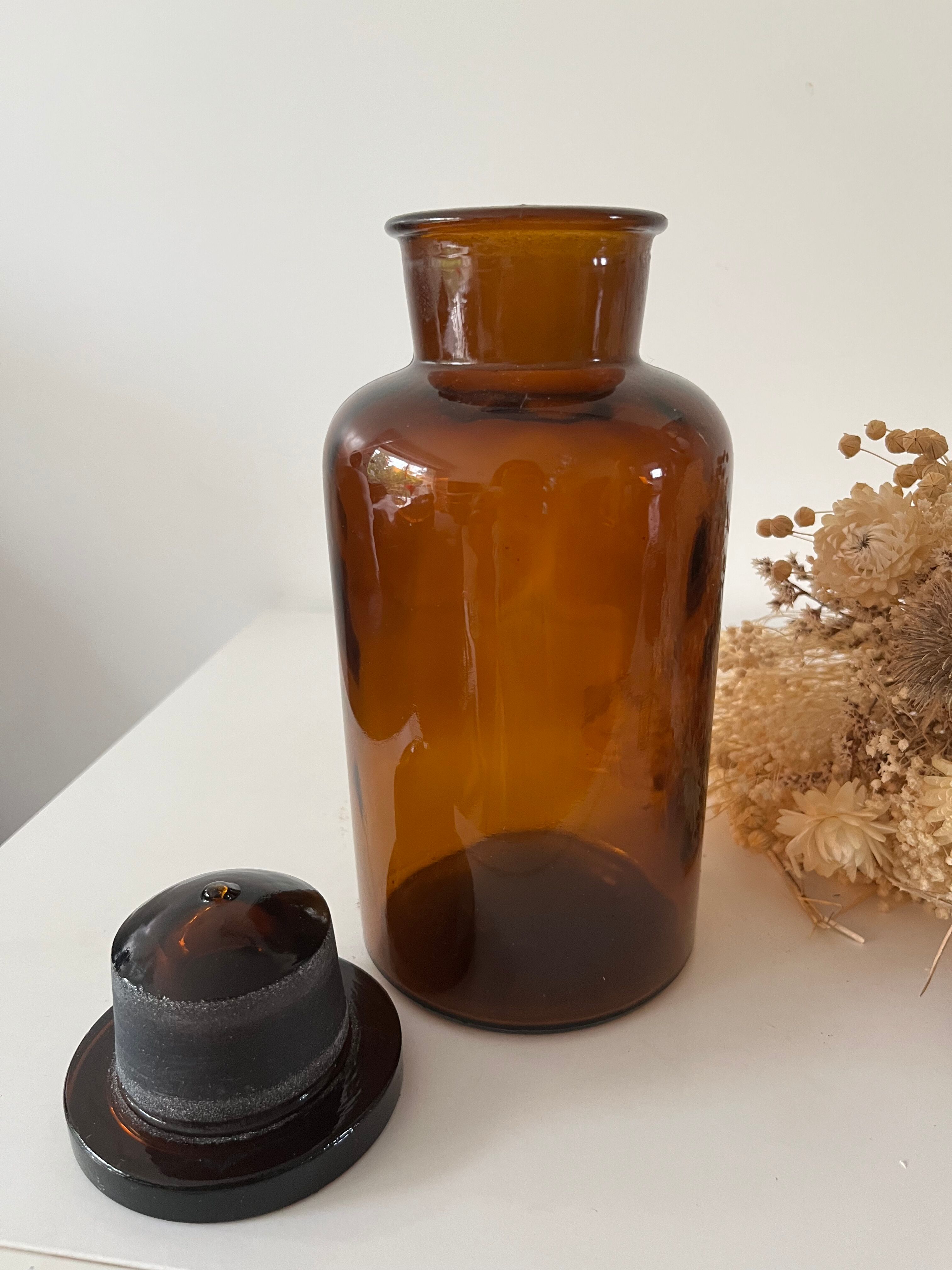 Old apothecary pot bottle