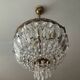 Hot air balloon chandelier with tassels