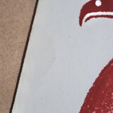 Original Pre-Columbian print, Aztecs Colombia folk 60s