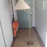 70s brass reading lamp with articulated arm Germany
