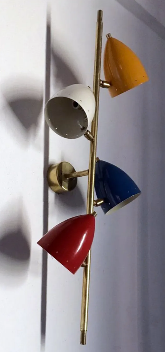 Italian wall sconce from the 1950s
