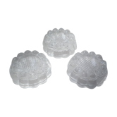 Glass candlesticks