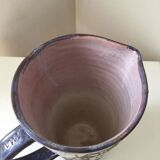 A. Camos Vallauris Blin style ceramic pitcher/jug
