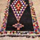 Handmade Moroccan Berber rug: Small model in cream Beni Ouarain wool