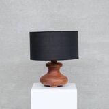 Mid-Century Italian Wooden Table Lamp