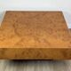 Veneered coffee table — varnished — 1970s design
