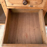 Carved wooden sideboard