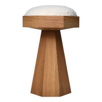 Nogùsco solid oak stool