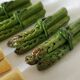 Set of 8 ceramic asparagus knife holders