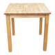 Scandinavian square kitchen table in solid wood 75cm