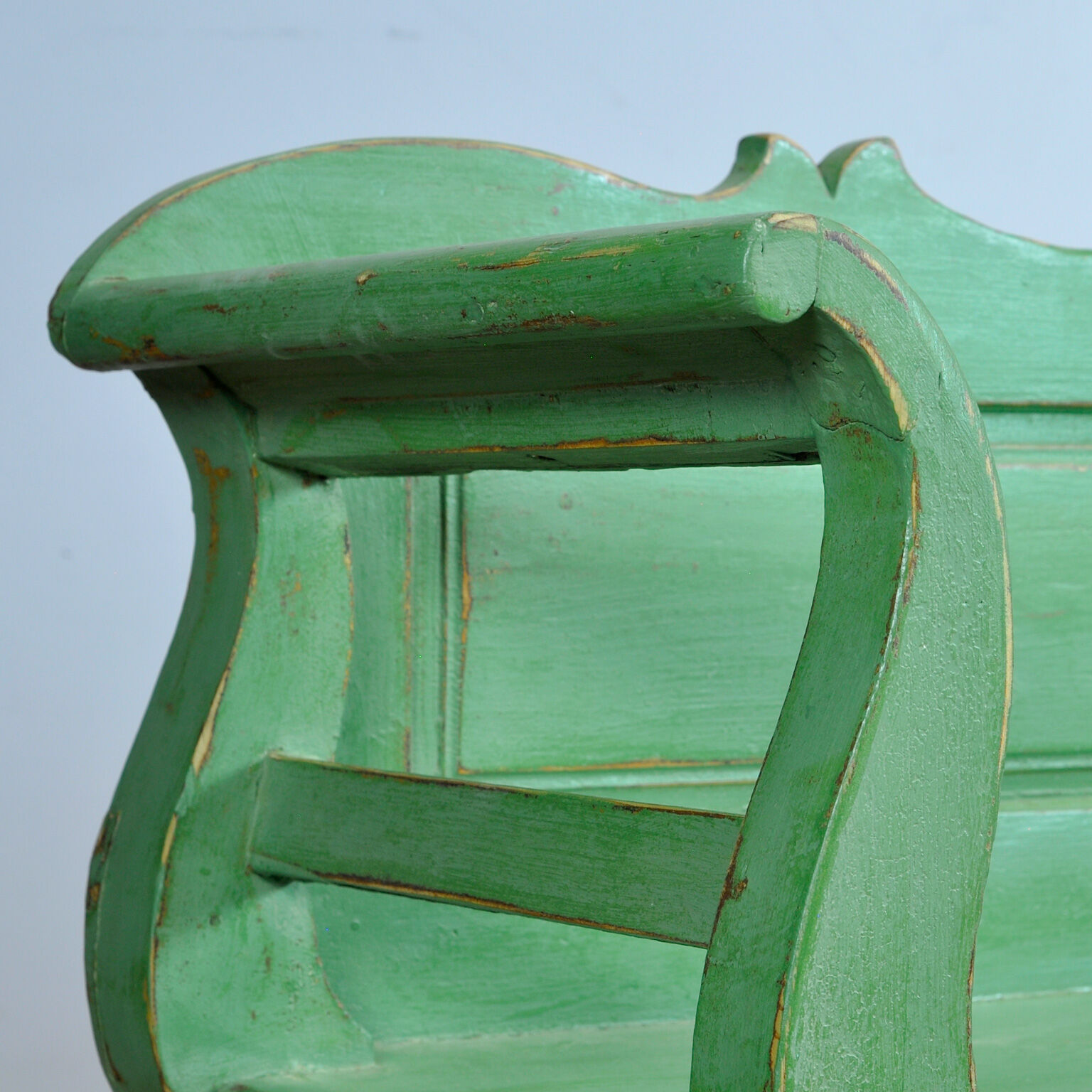 Antique pine bench, 1920s