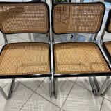 Set of 3 Cesca B32 chairs by Marcel Breuer, 1984.