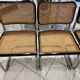 Set of 3 Cesca B32 chairs by Marcel Breuer, 1984.