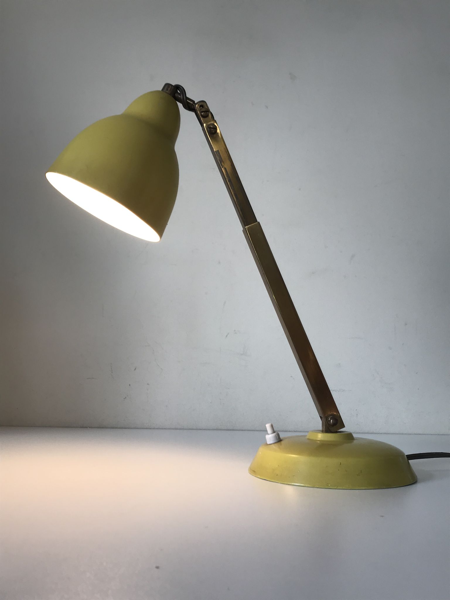 Lampe télescopique vintage années 50