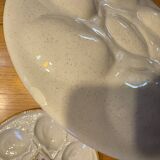 Set of 5 oyster plates Saint-Clément France no. 4589 – Earthenware