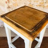 Vintage oak farmhouse stool Circa 50