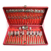 62-piece vintage stainless steel cutlery set, Eme 18/10, Italy