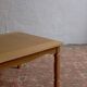 Carved oak square coffee table by Henning Kjaernulf | Denmark | 1950s