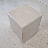 Italian Marble Side Table or Pedestal, 1980's
