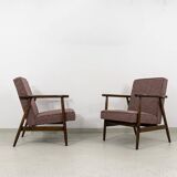 Pair of vintage armchairs, Poland, 1960s