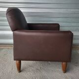 Authentic vintage Art Deco reclining club chair
