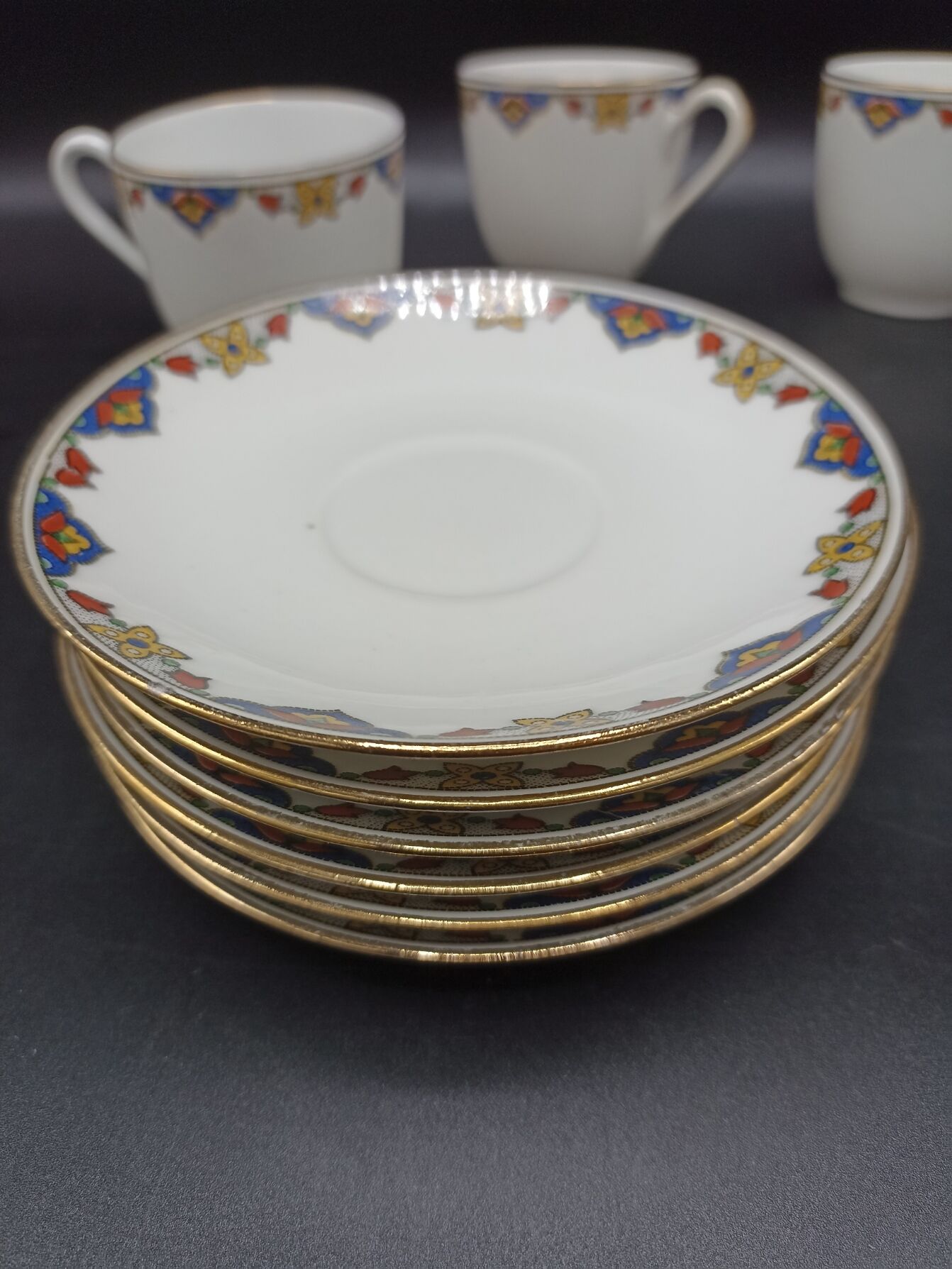 6 Cups art deco coffee - Jean Boyer