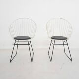 D. Dekker for Tomado wire chairs, The Netherlands 1950's