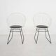 D. Dekker for Tomado wire chairs, The Netherlands 1950's