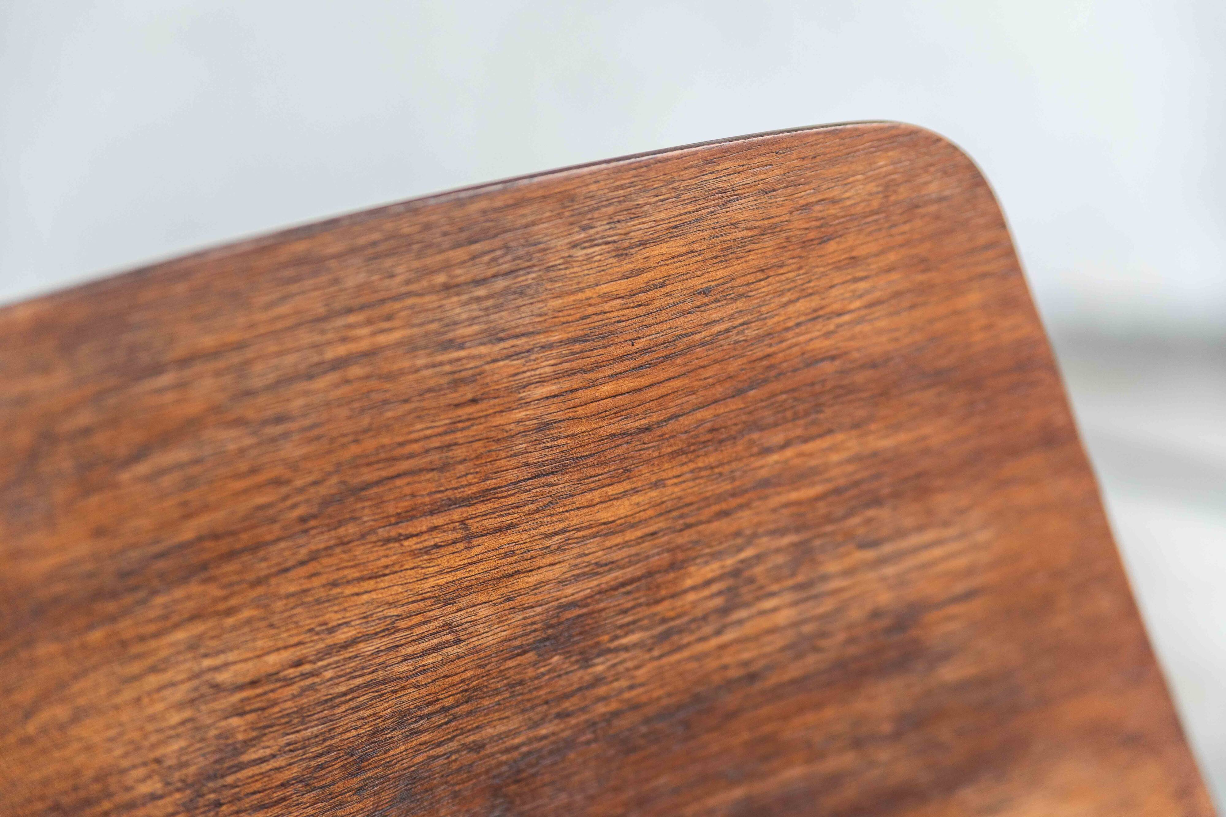 Set of 6 'Tonneau' dining chairs by Pierre Guariche