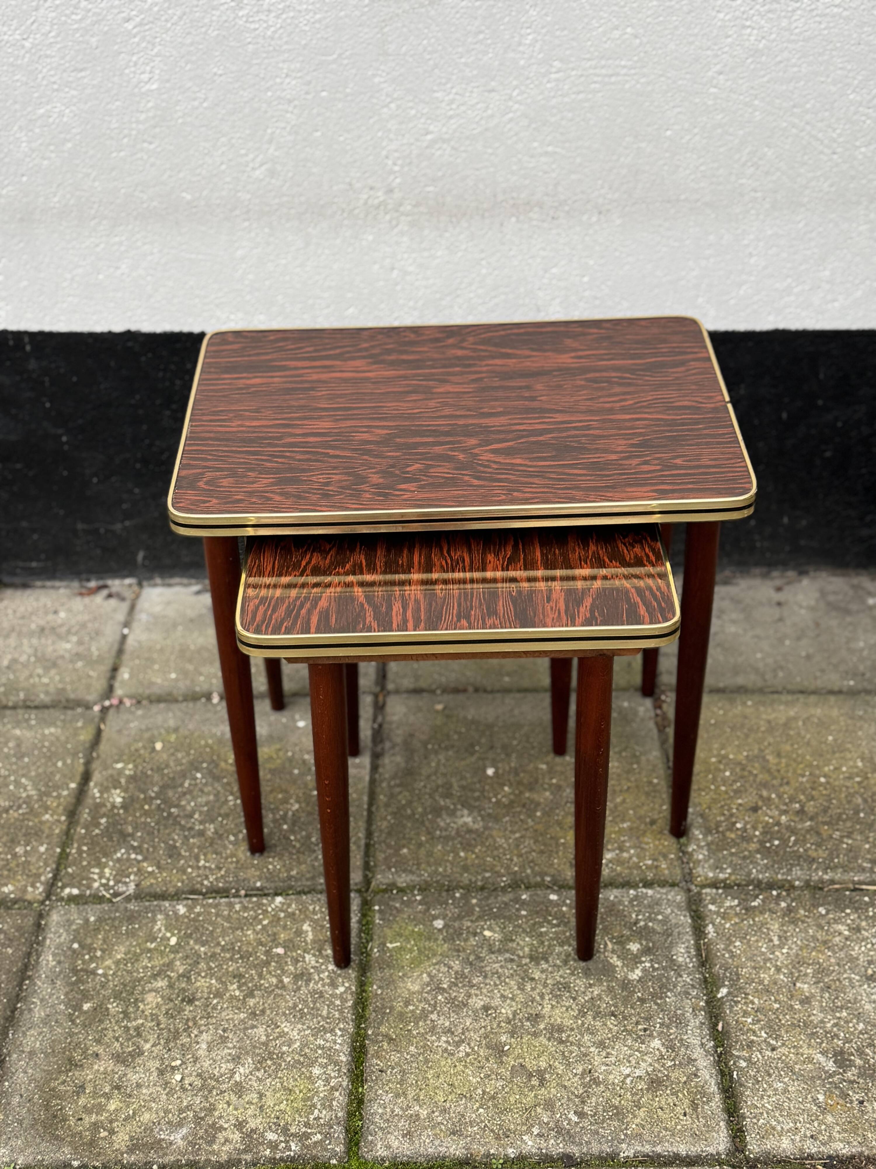 Formica Nesting Table set